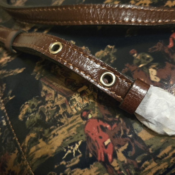 Patricia Nash Kent Countryside Aveley Multi Pocket Leather Suede Crossbody Bag - Picture 10 of 16